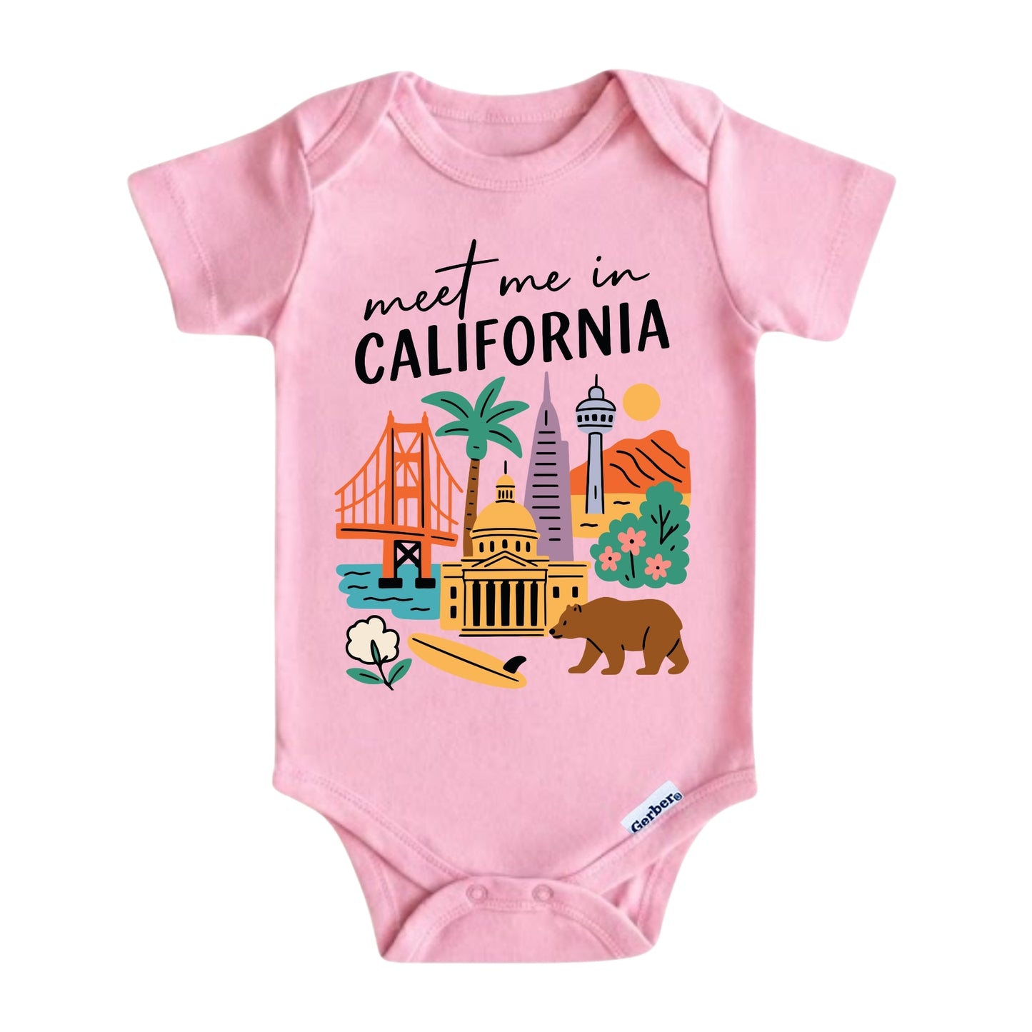 California Baby Onesie® - Kids Vacation T-Shirt