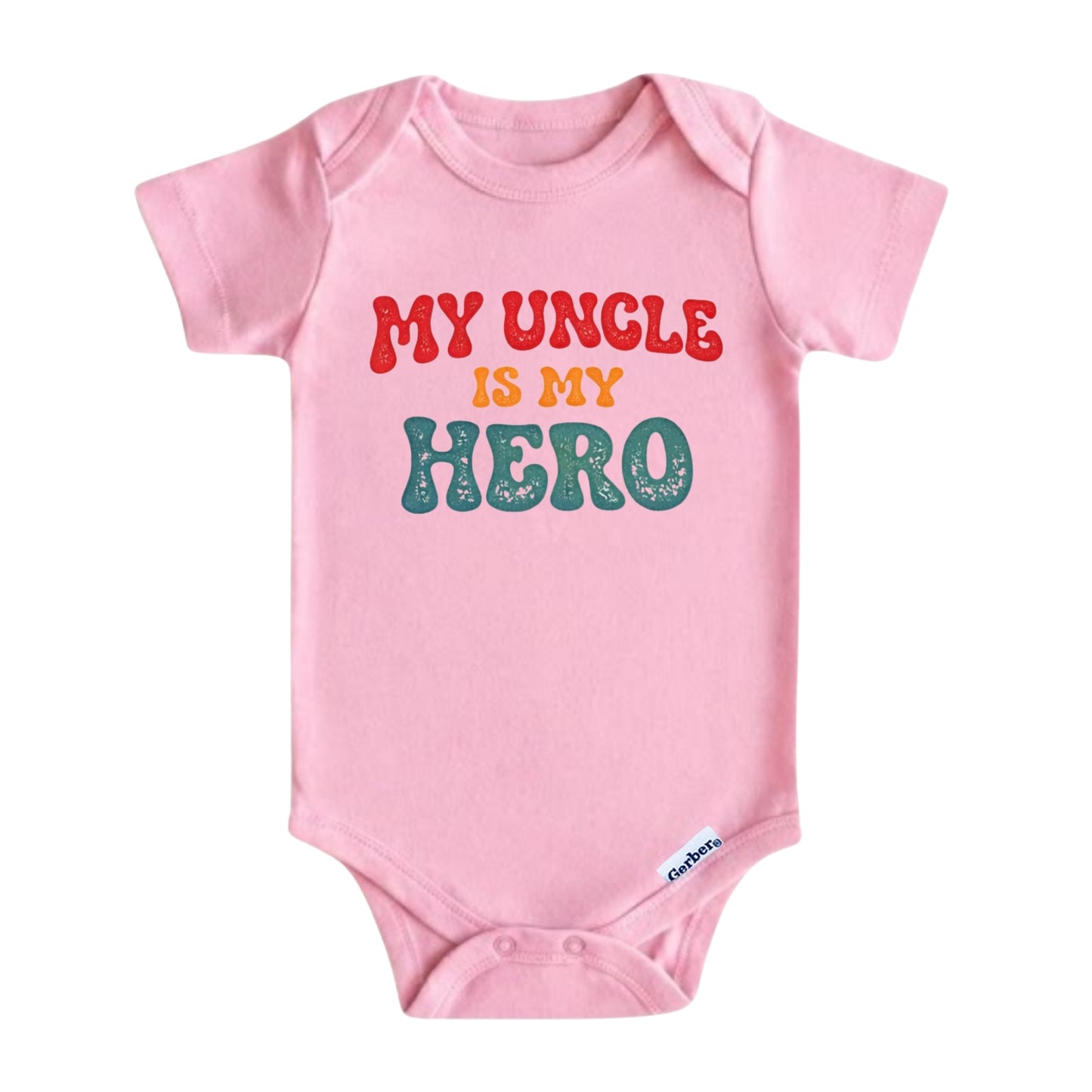 My Uncle Is My Hero ONESIE ®, Baby Bodysuit for Boys Girls