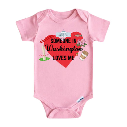 Someone in Washington Loves Me Baby ONESIE®