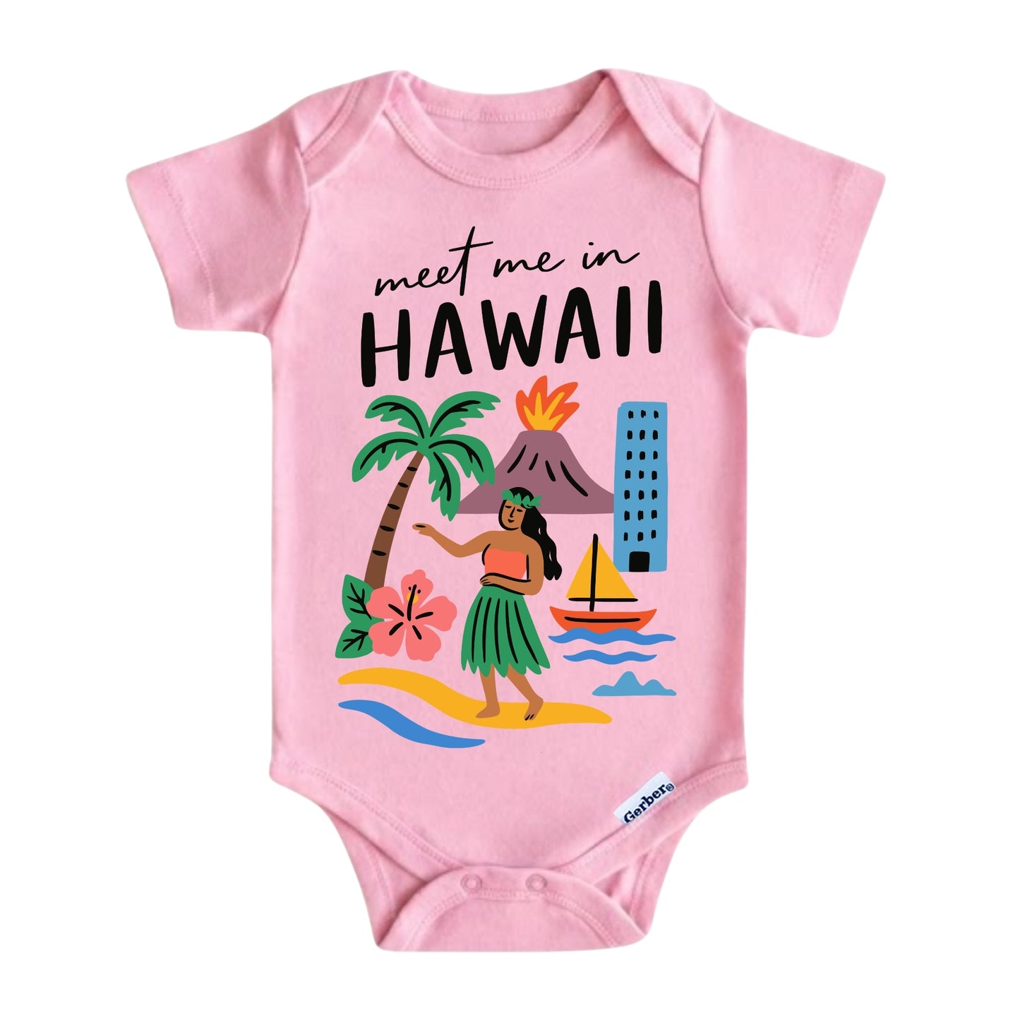 Hawaii Baby Onesie® - Kids Vacation T-Shirt