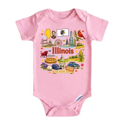 Illinois The Prairie State Baby ONESIE®