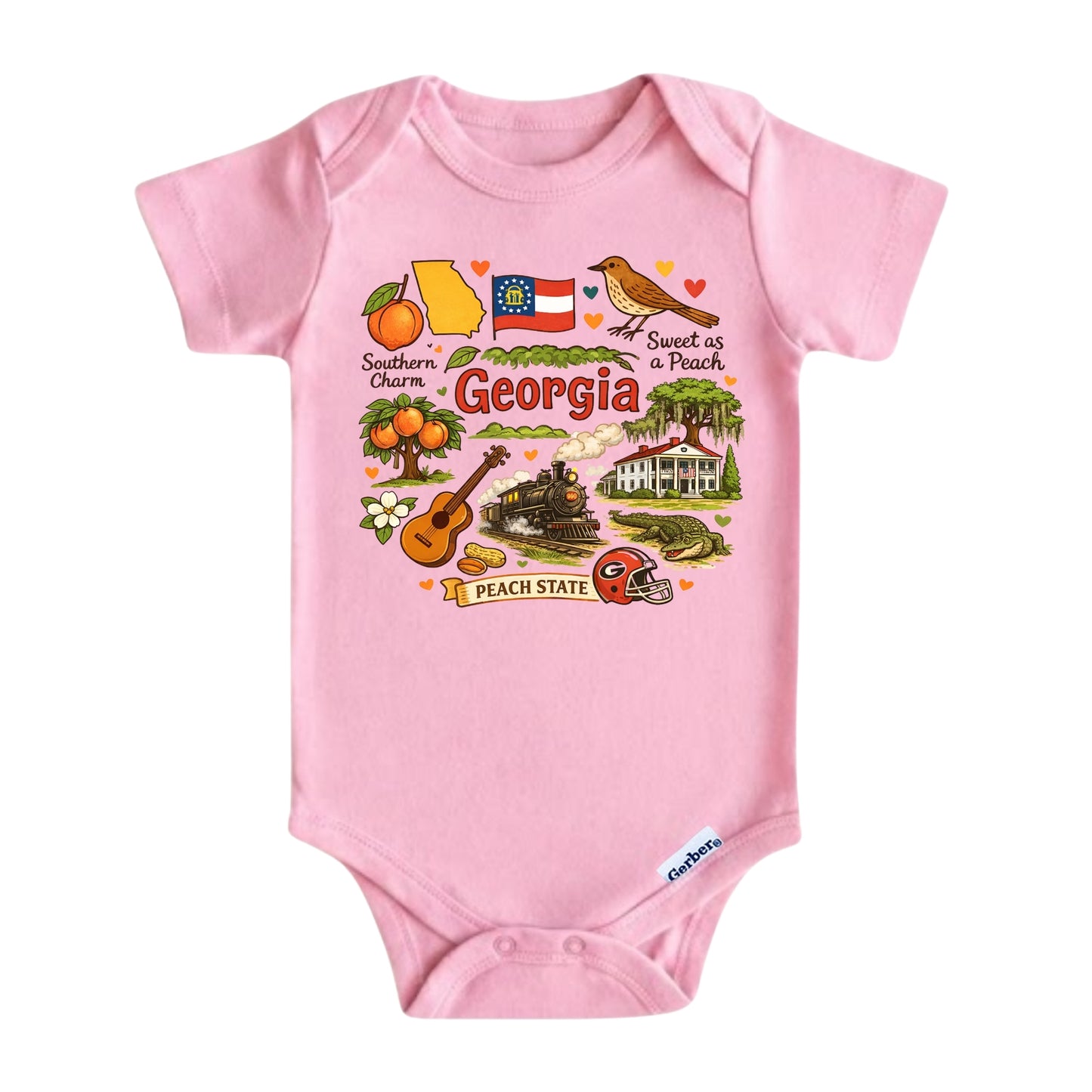 Georgia Peach State Baby ONESIE®