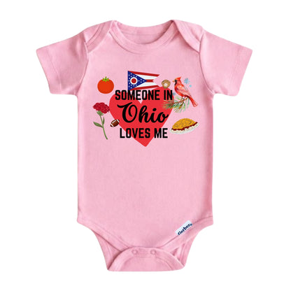 Someone in Ohio Loves Me Baby ONESIE®