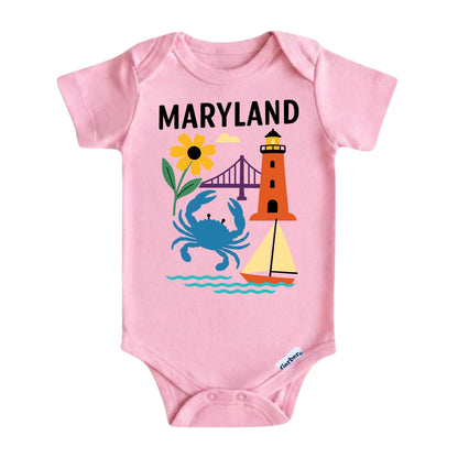 Maryland Coastal Adventure Kids T-Shirt