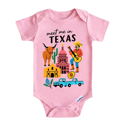 Texas Baby Onesie® - Texas Kids Vacation T-Shirt
