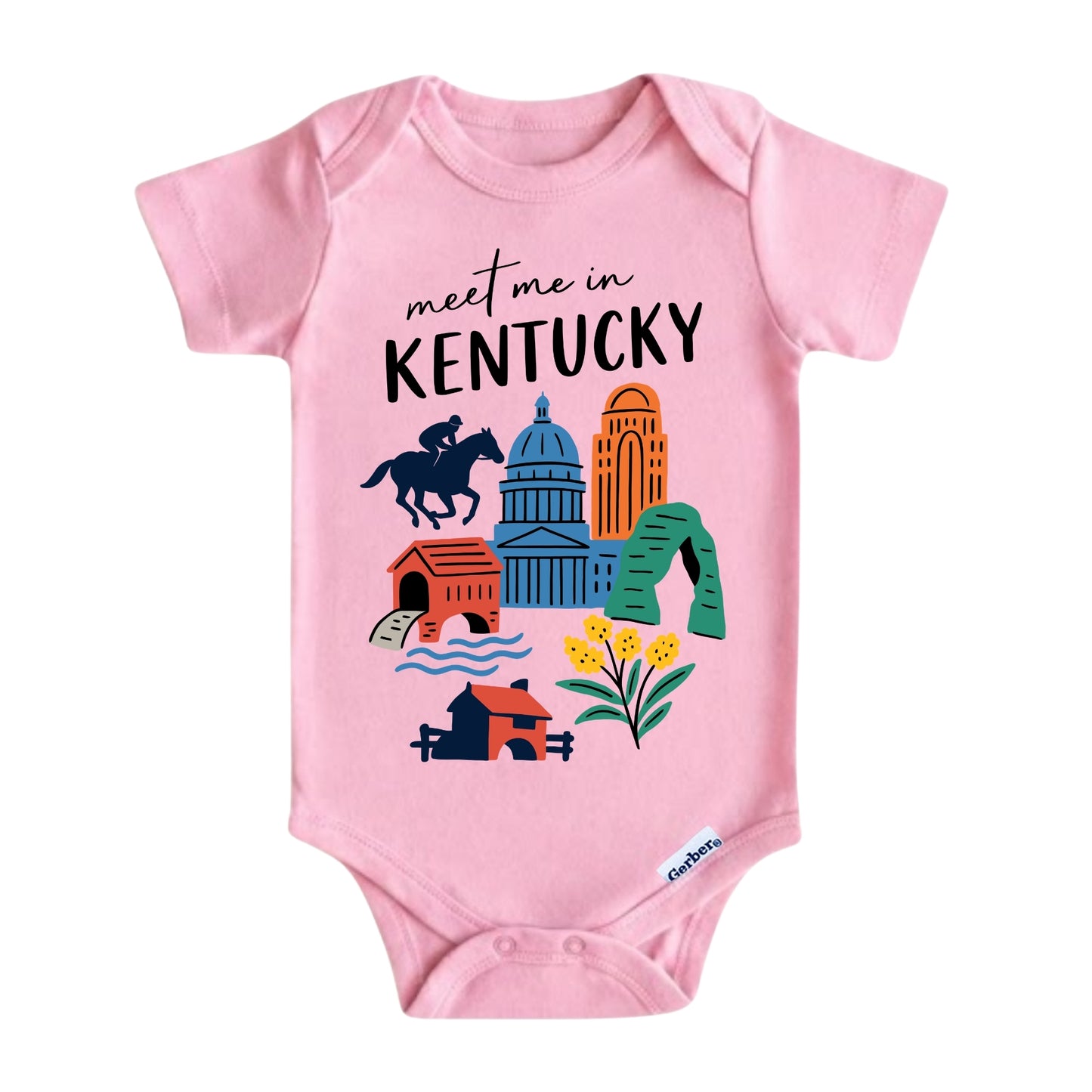 Kentucky Baby Onesie® - Kids Vacation T-Shirt