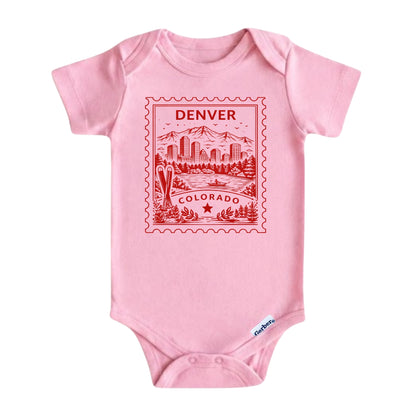 Denver Colorado Baby Vintage Postage Stamp ONESIE®