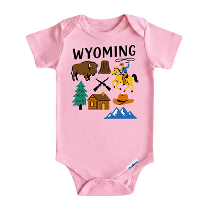 Wyoming State Kids T-Shirt