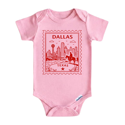 Dallas Texas Baby Vintage Postage Stamp ONESIE®