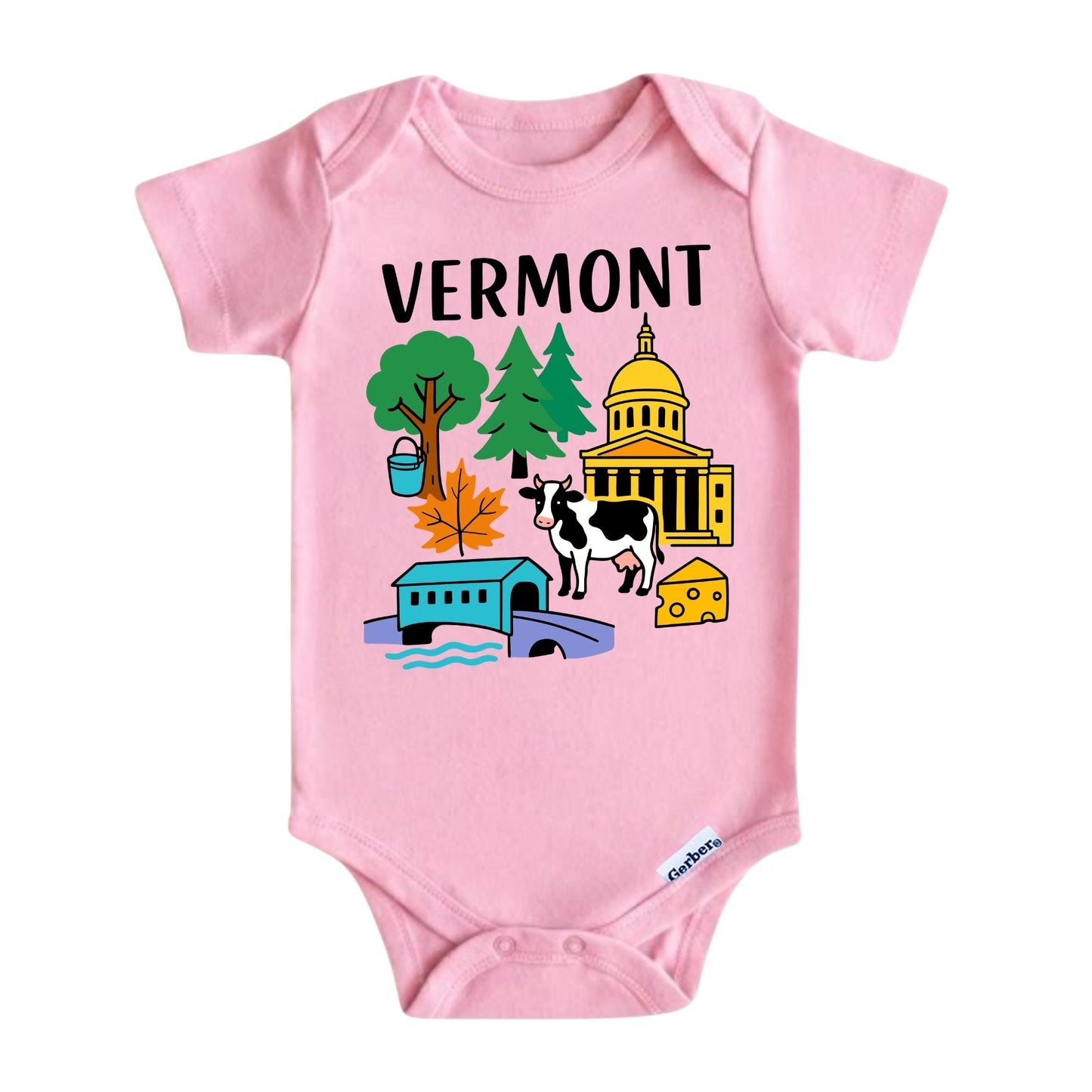 Vermont Green Mountain State Kids T-Shirt