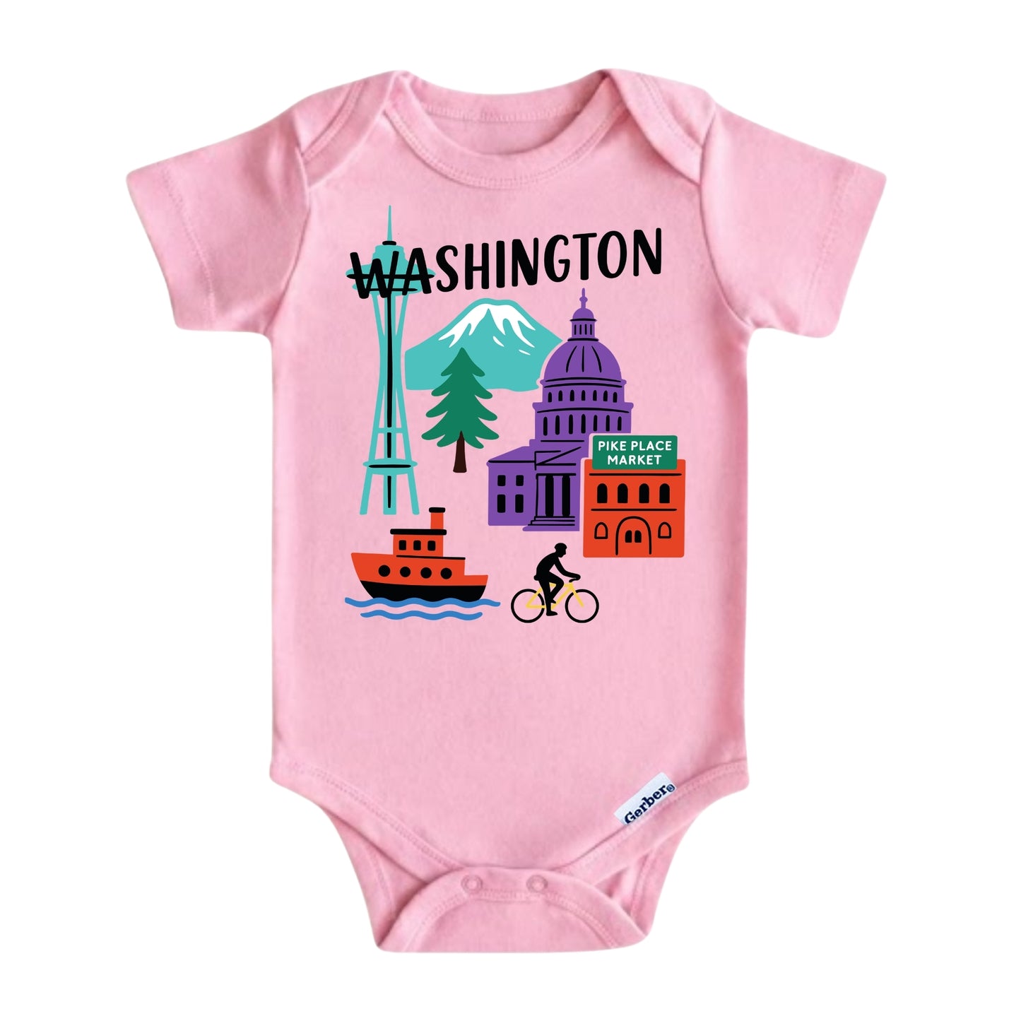 Washington Evergreen State Kids T-Shirt