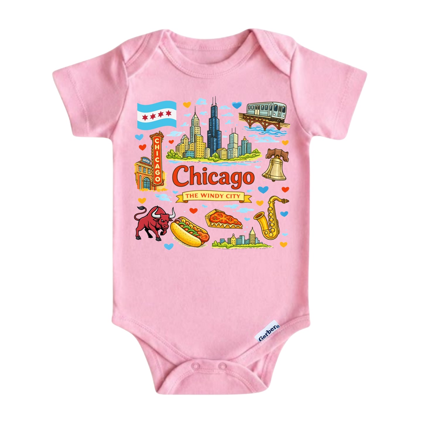 Chicago The Windy City Baby ONESIE®