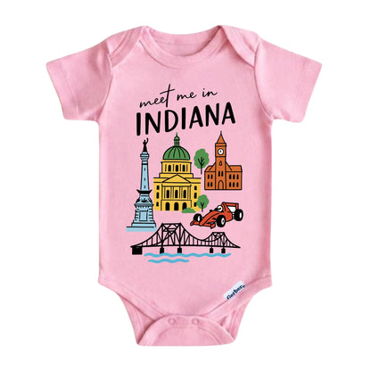 Indiana Baby Onesie® - Kids Vacation T-Shirt
