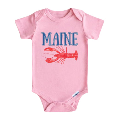 Maine Baby ONESIE ®, Baby Bodysuit for Boys Girls, Maine Newborn Gifts