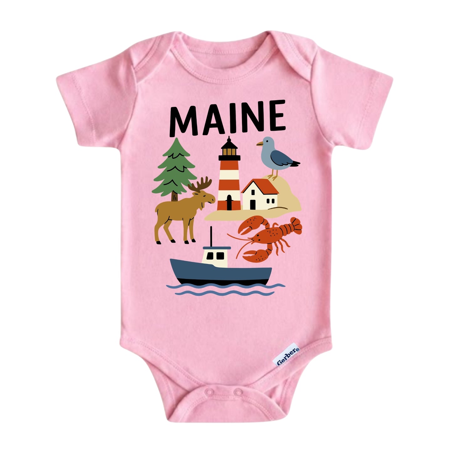 Maine Coastal Adventure Kids T-Shirt