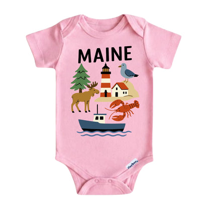 Maine Coastal Adventure Kids T-Shirt