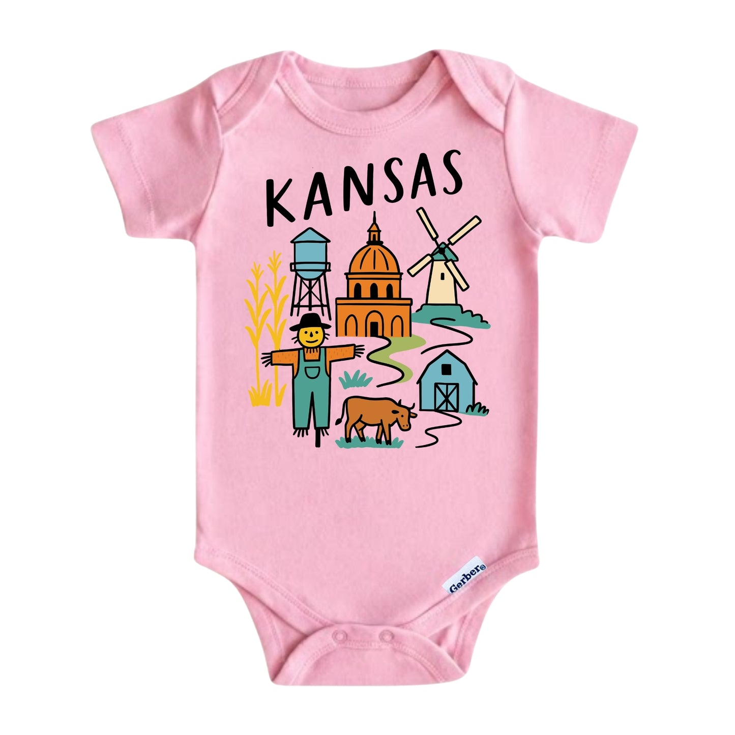 Kansas Sunflower State Kids T-Shirt