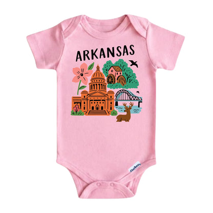 Arkansas Natural State Kids T-Shirt