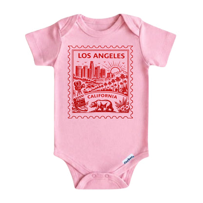 Los Angeles California Baby Vintage Postage Stamp ONESIE®