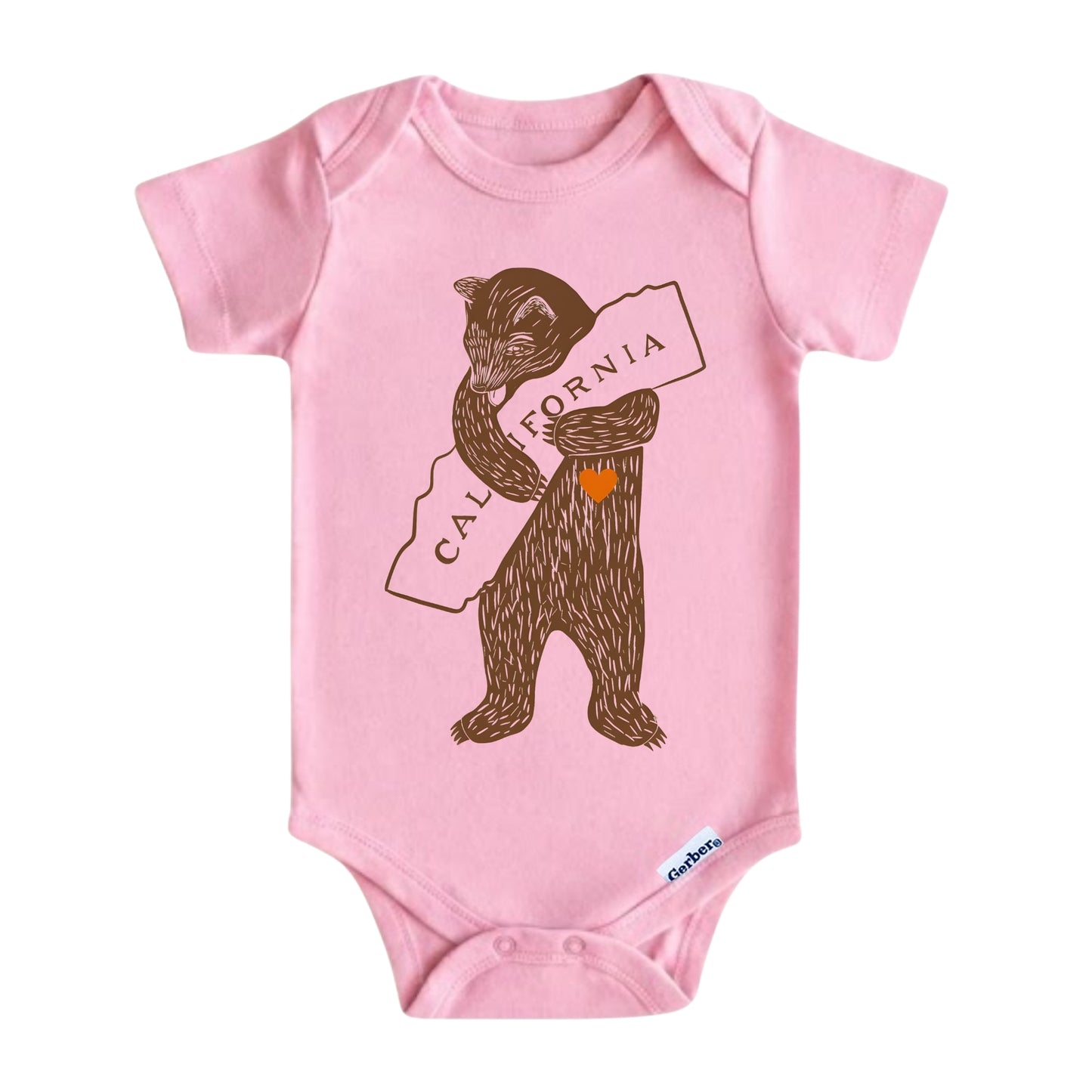 California Bear Baby Onesie ® – California Baby Bodysuit for Boys and Girls