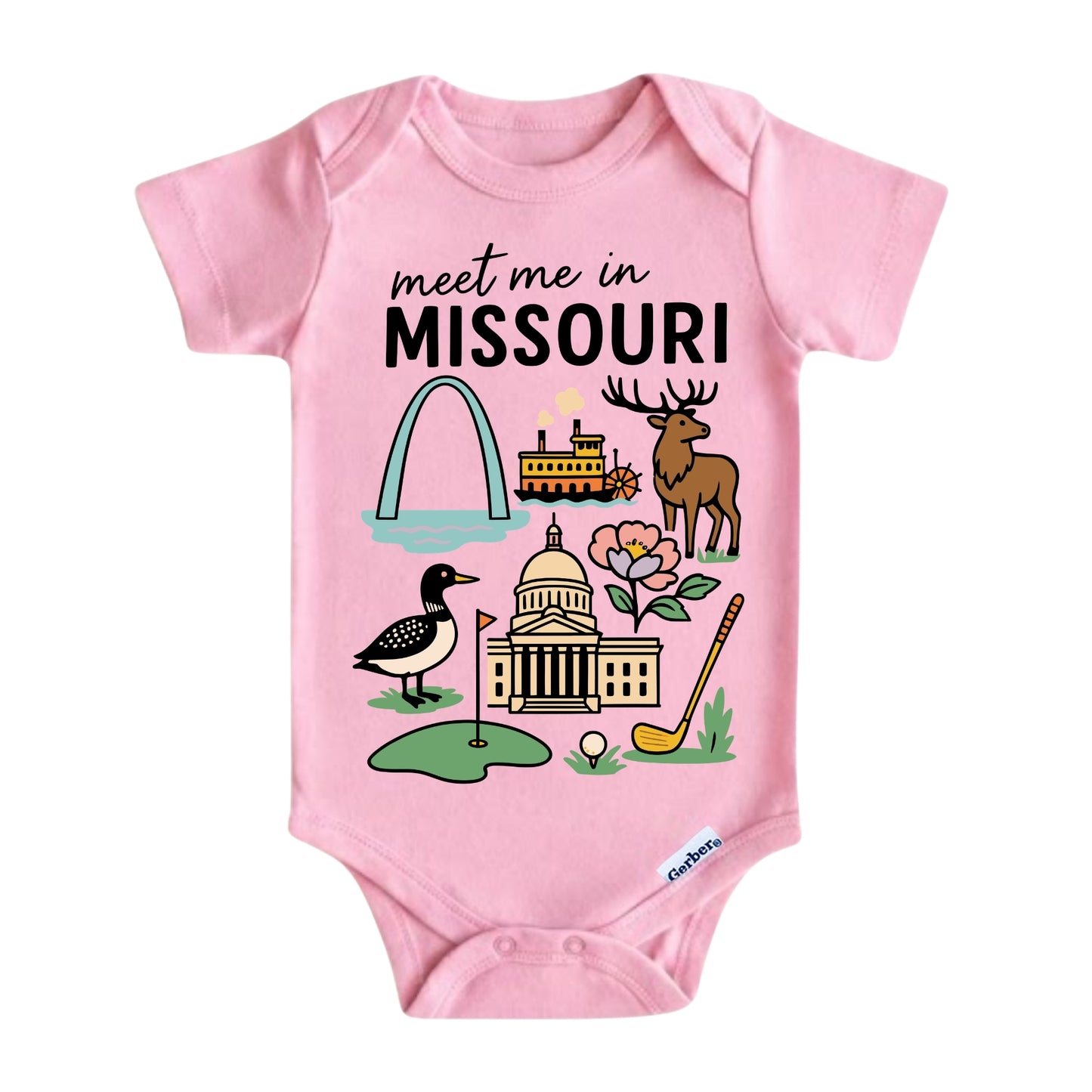 Missouri Baby Onesie® - Baby Bodysuit for Boys and Girls