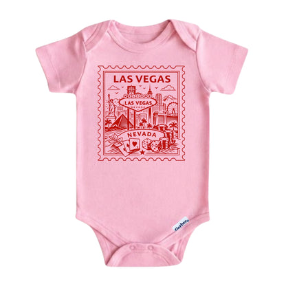 Las Vegas Nevada Baby Vintage Postage Stamp ONESIE®