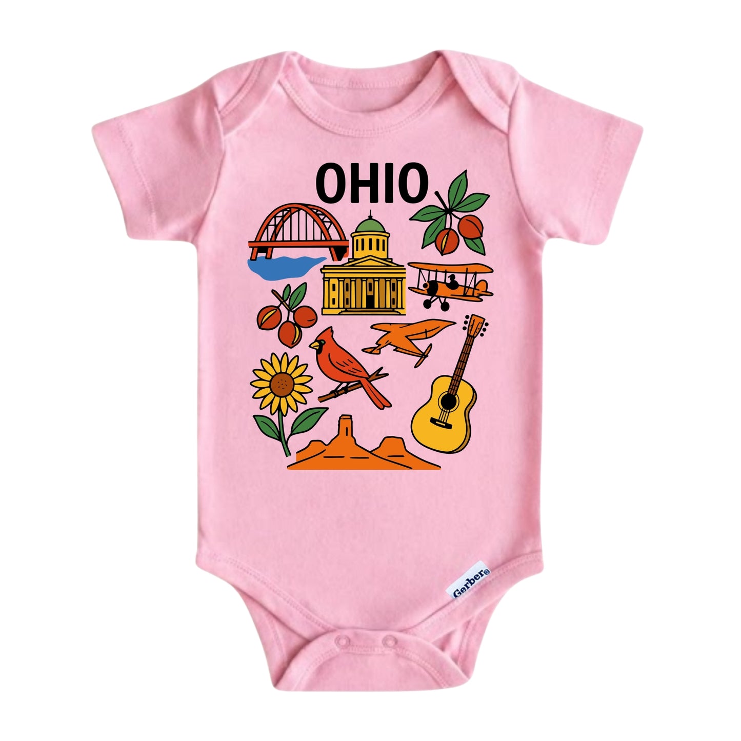 Ohio Buckeye State Kids T-Shirt
