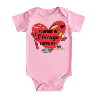 Someone in Chicago Loves Me Baby ONESIE®