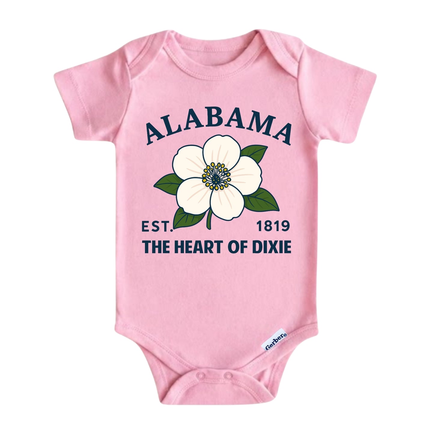 Alabama Camellia Flower Kids T-Shirt