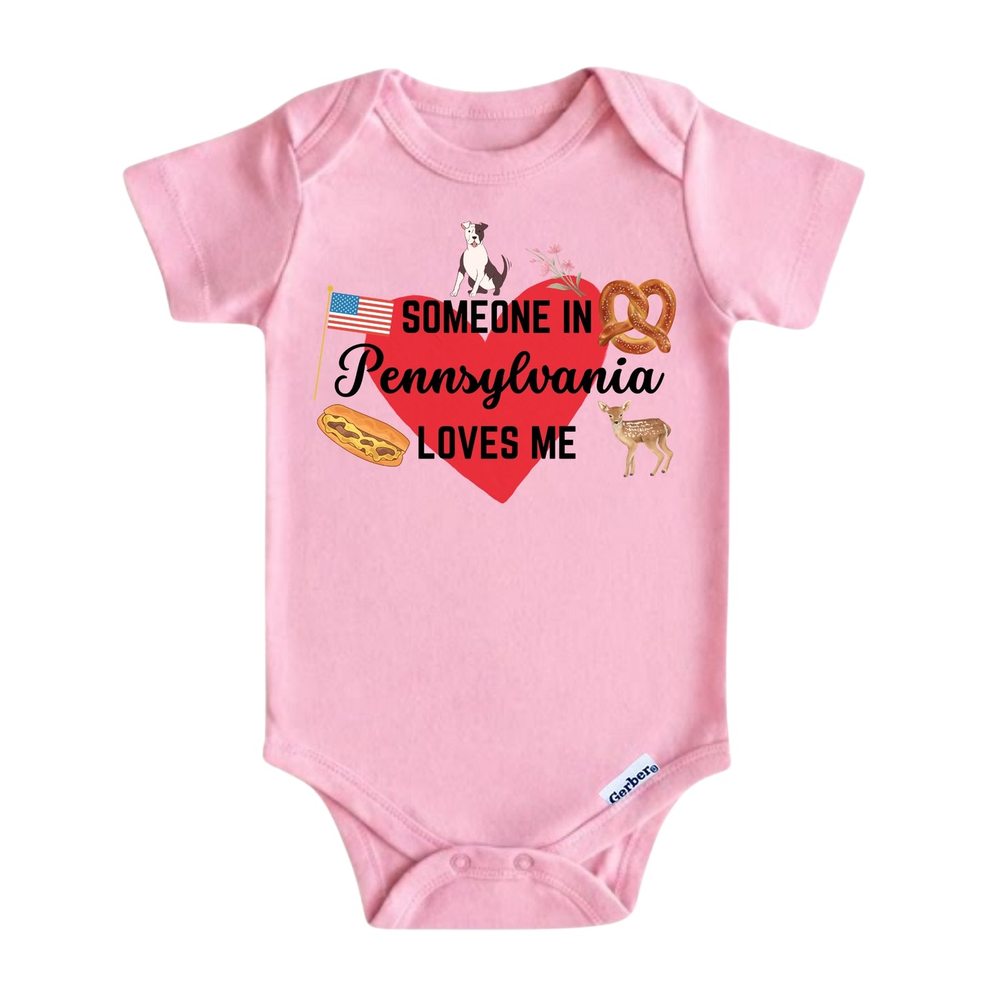 Someone in Pennsylvania Loves Me Baby ONESIE®
