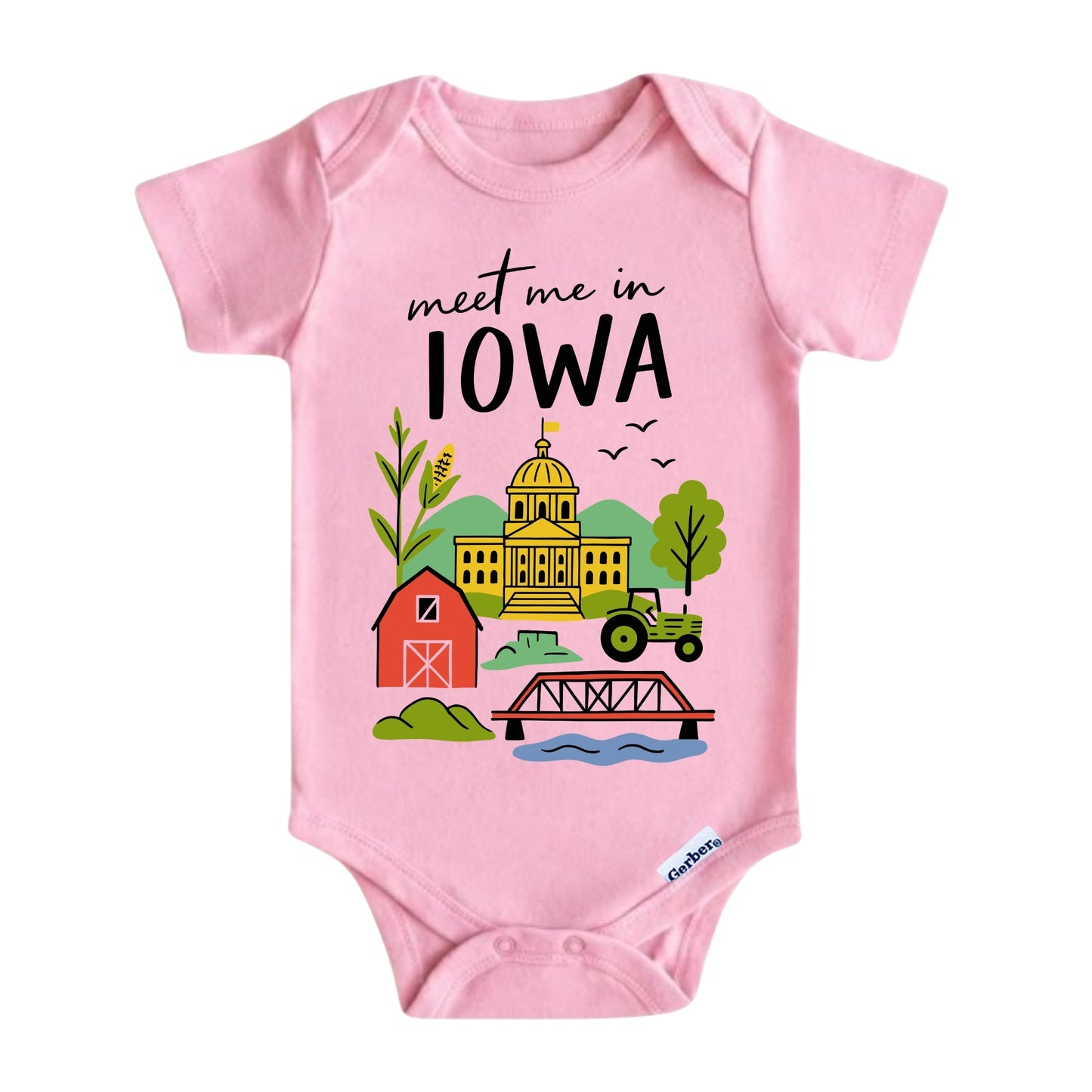 Iowa Baby Onesie® - Kids Vacation T-Shirt