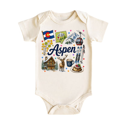 Aspen Colorado Baby Bodysuit
