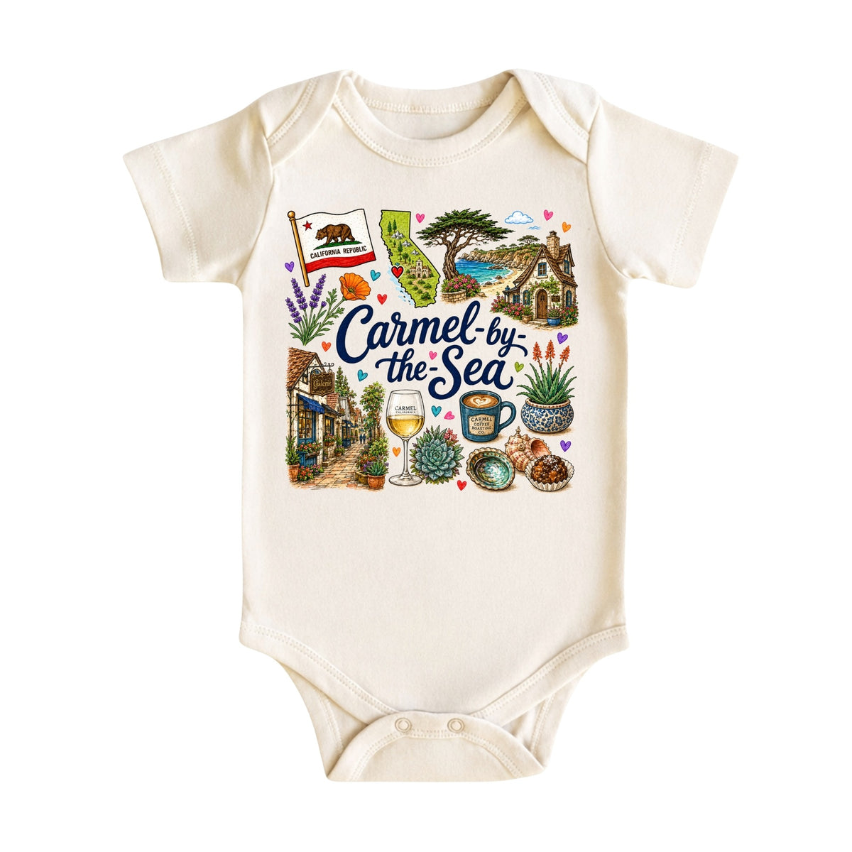 Carmel-by-the-Sea California Baby Bodysuit