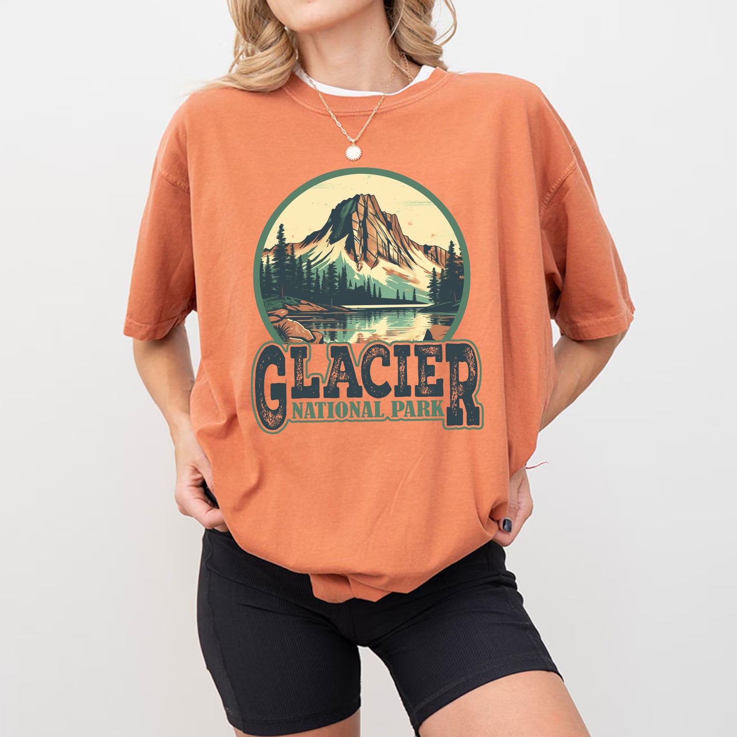 Glacier National Park Vintage Shirt