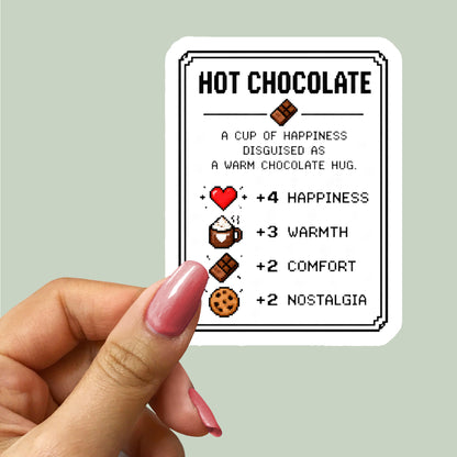 Hot Chocolate Pixel Art Sticker