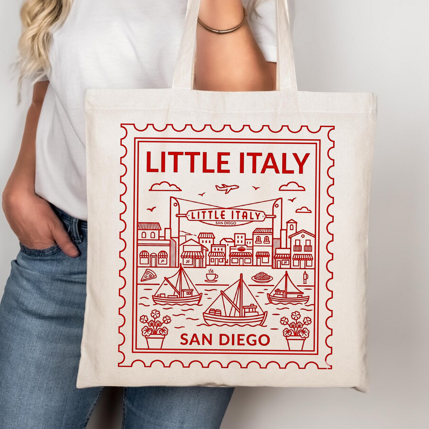 Little Italy San Diego Tote Bag