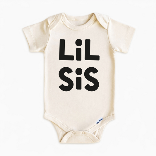 Lil Sis - Matching Siblings Baby Announcement ONESIE®