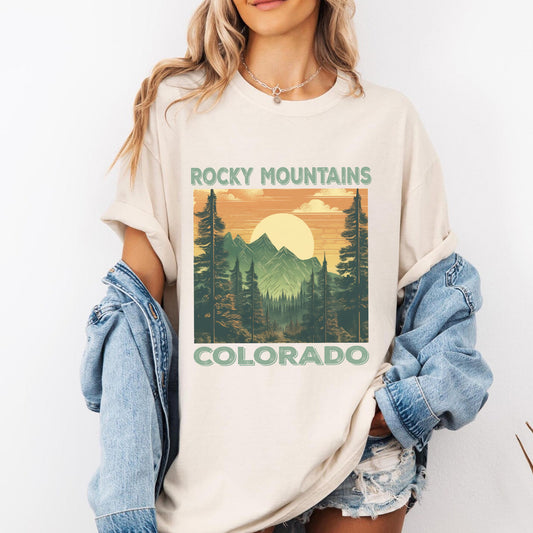 Rocky Mountains Colorado Vintage Shirt