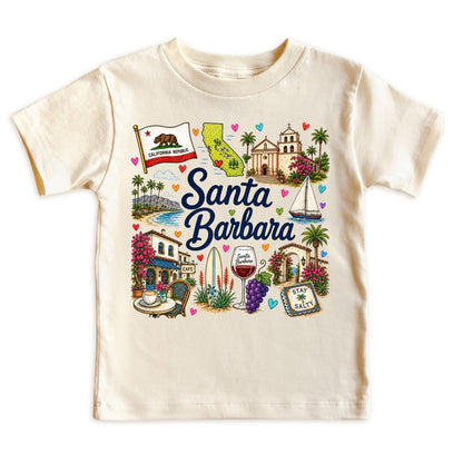 Santa Barbara California Kids T-Shirt