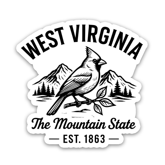 West Virginia - Mountain State Sticker